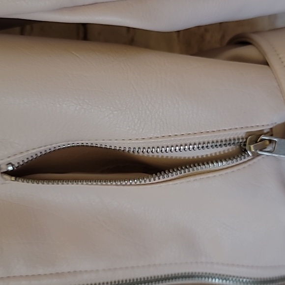 Super chic pink faux leather pink jacket medium - Picture 3 of 7